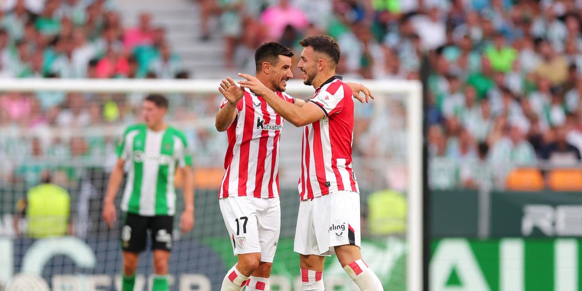1-2: El Athletic supera la prueba del 9 en su visita al Betis