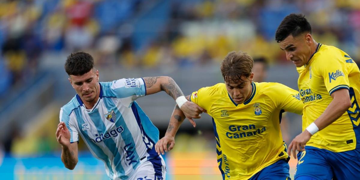 UD Las Palmas cae ante Málaga pero deja destellos de optimismo en Gran Canaria