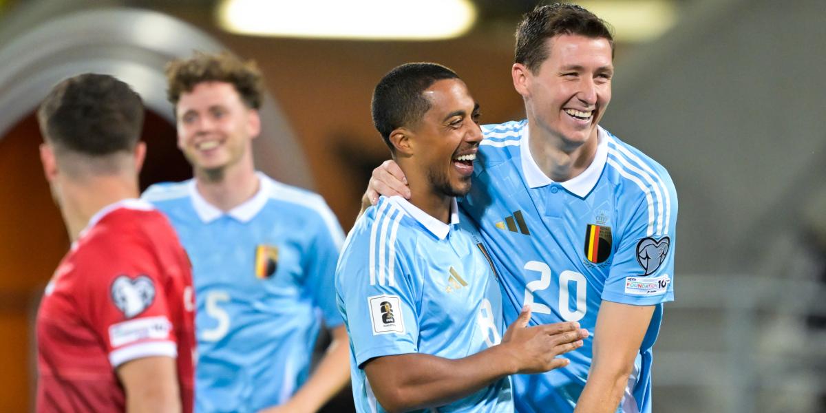 Tielemans estrena capitanía con un doblete en el 0-6 de Bélgica