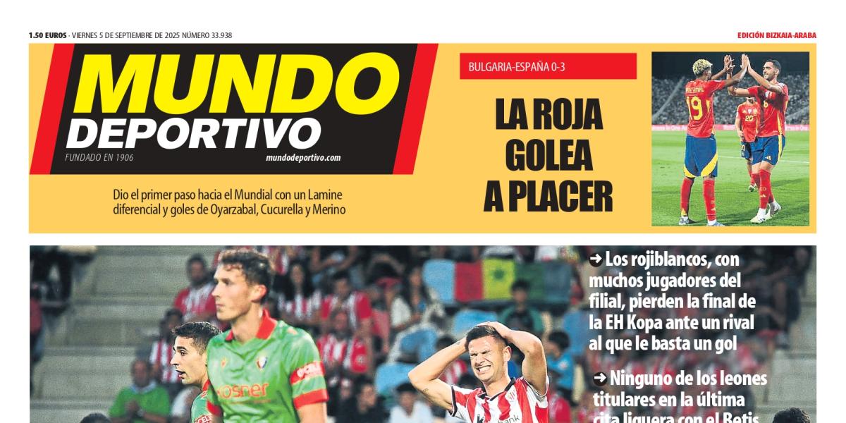 Portada de Bizkaia-Araba de hoy viernes