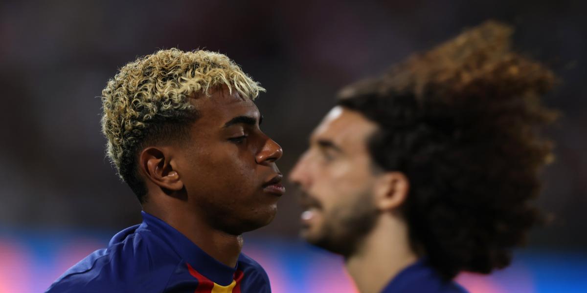 Lamine se presenta ante Cucurella con 2 pases de gol y 8 regates frente al Athletic