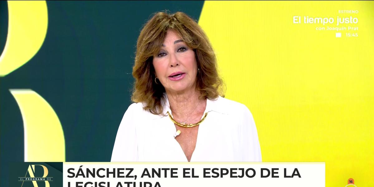 Ana Rosa Quintana, demoledora con el físico de Pedro Sánchez: Si la cara es el espejo de la legislatura, Sánchez ha vendido su alma