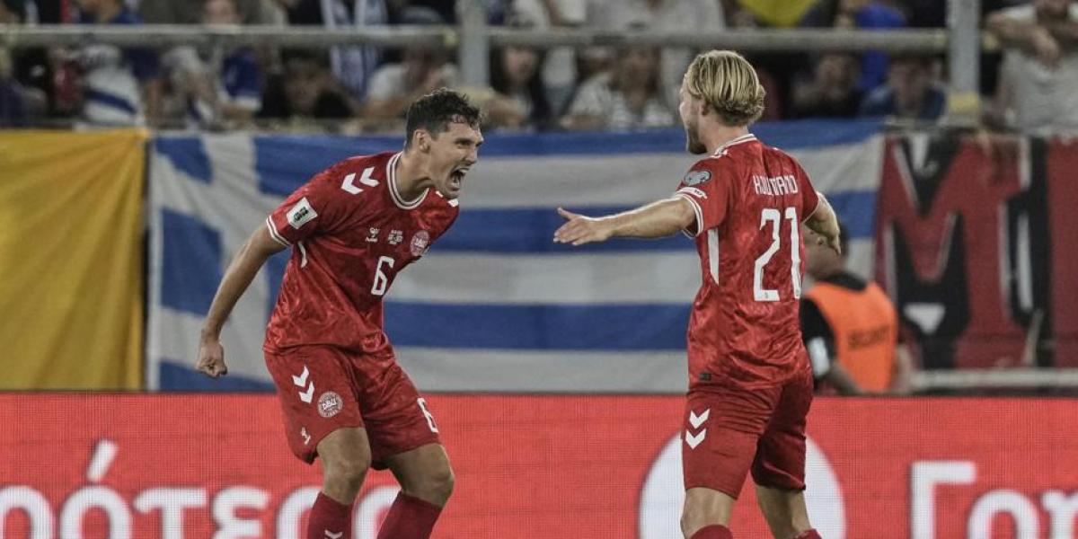 0-3: Dinamarca barre a Grecia y Christensen marca un golazo