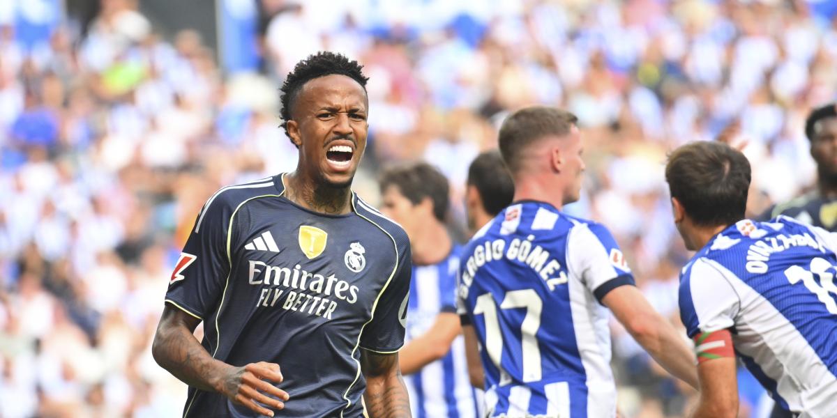 El Real Madrid acabó en Anoeta ¡con seis defensas!