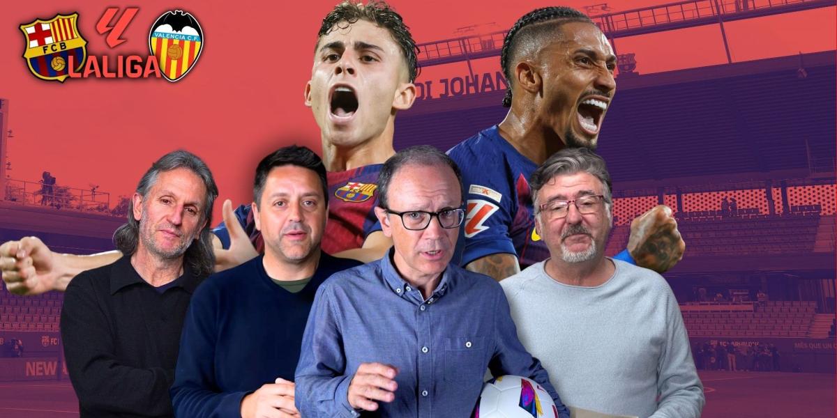 Goleada del Barça sin Lamine y con Fermín