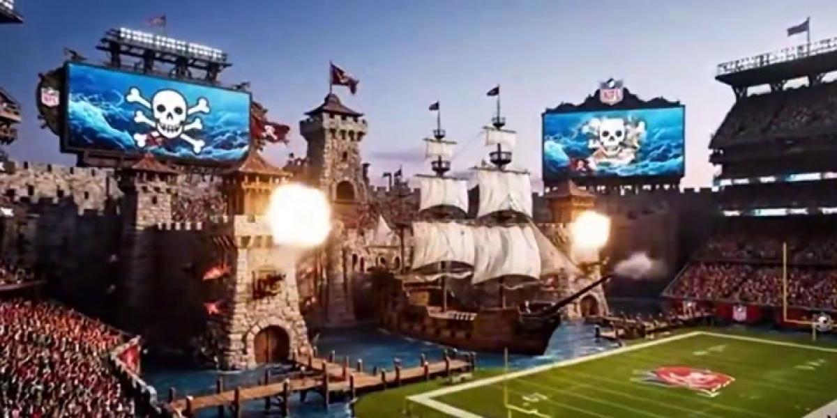 La IA reimagina los estadios de la NFL según los apodos de sus equipos