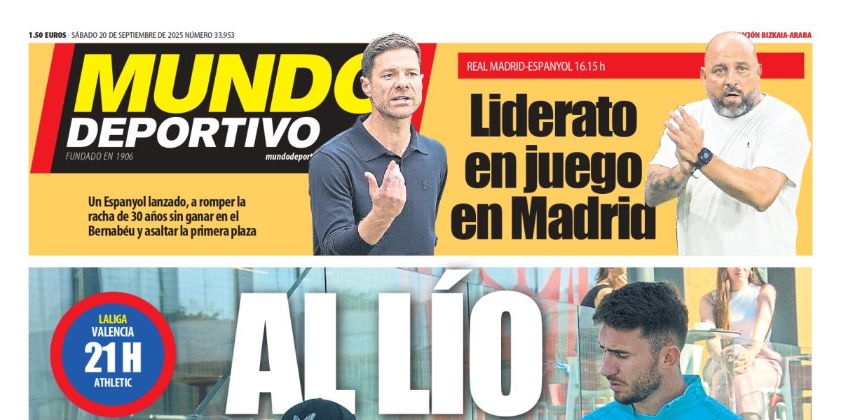 Portada de MD Bizkaia-Araba de hoy sábado