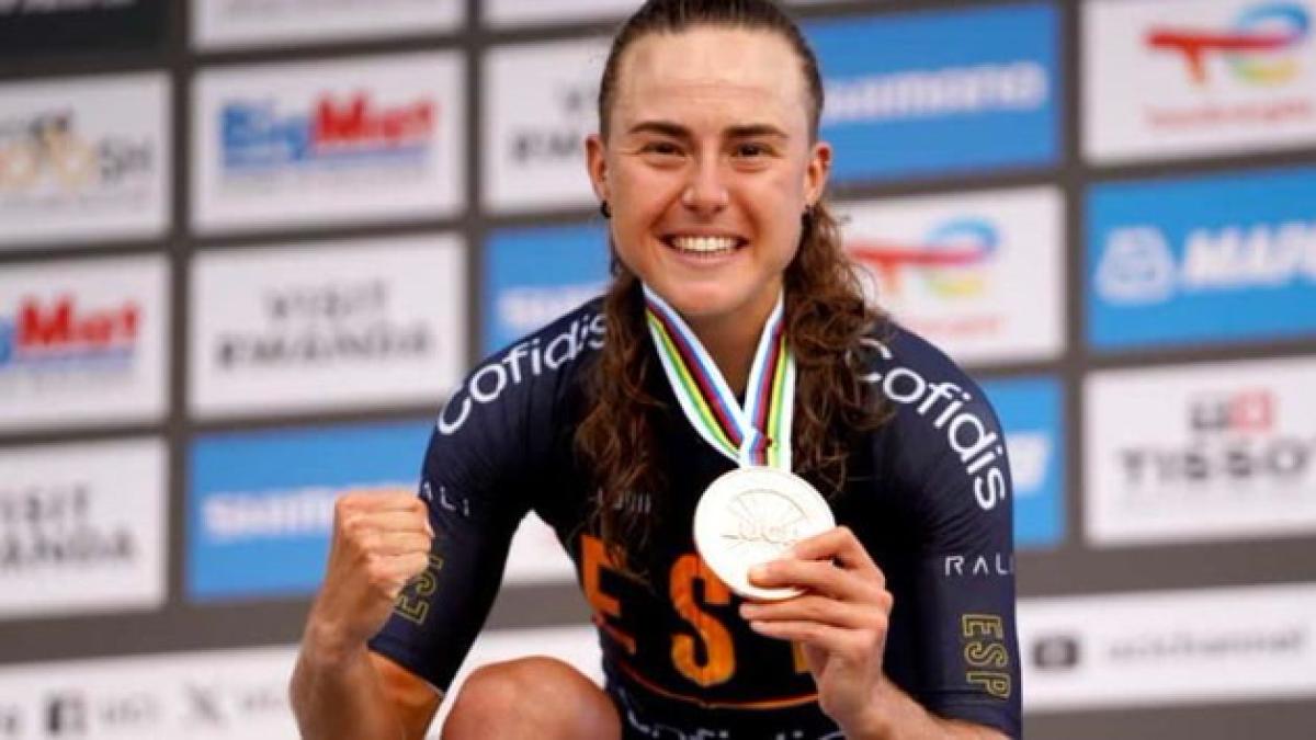Carrerón de la catalana Paula Blasi en el Mundial de ciclismo de Kigali para firmar un brillante bronce