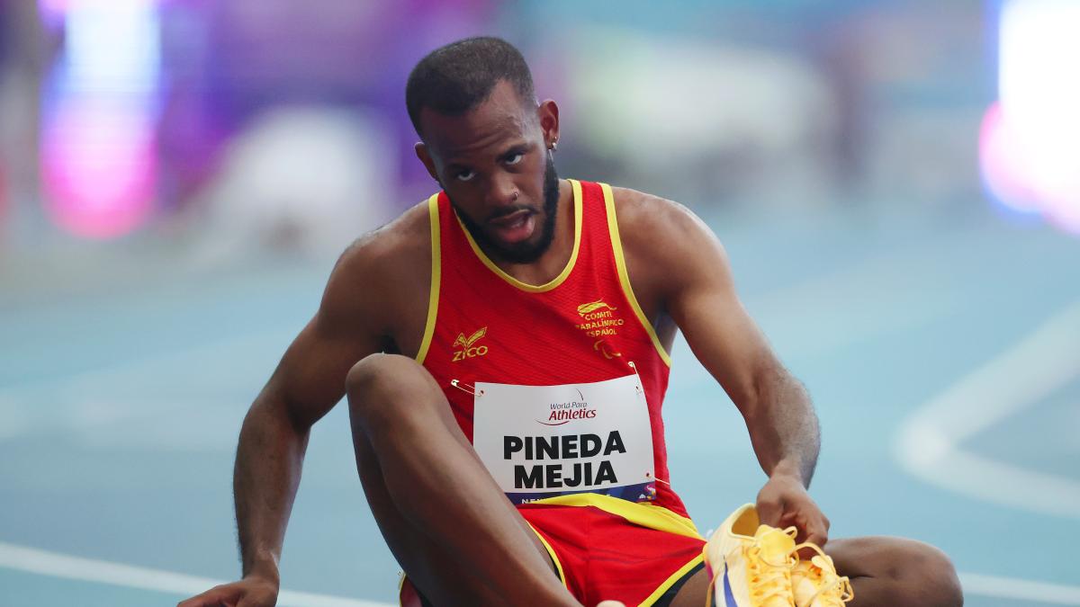 David Pineda, campeón del mundo paralímpico de 400 metros