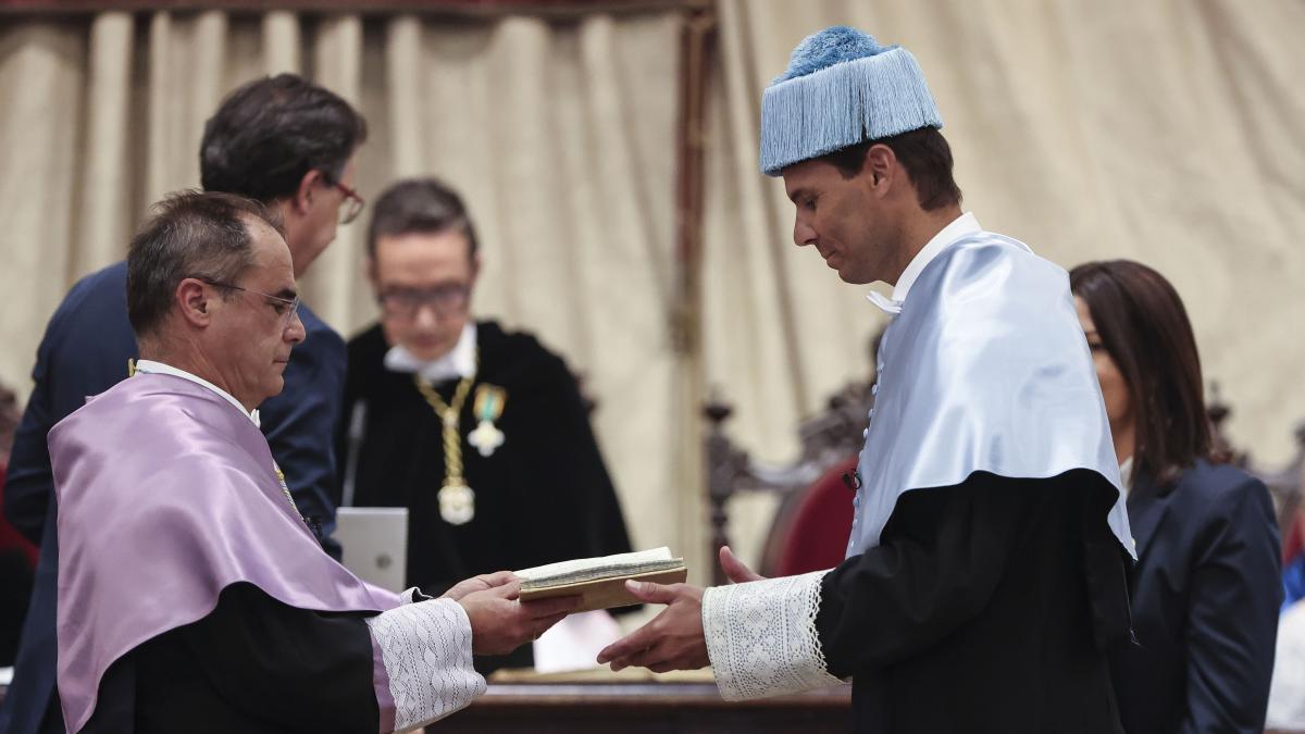 Rafa Nadal, nuevo doctor honoris causa por la Universidad de Salamanca