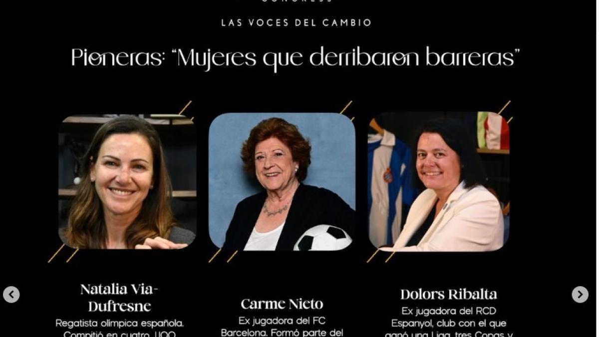 Las líderes del deporte alzan la voz en el I The Change Congress