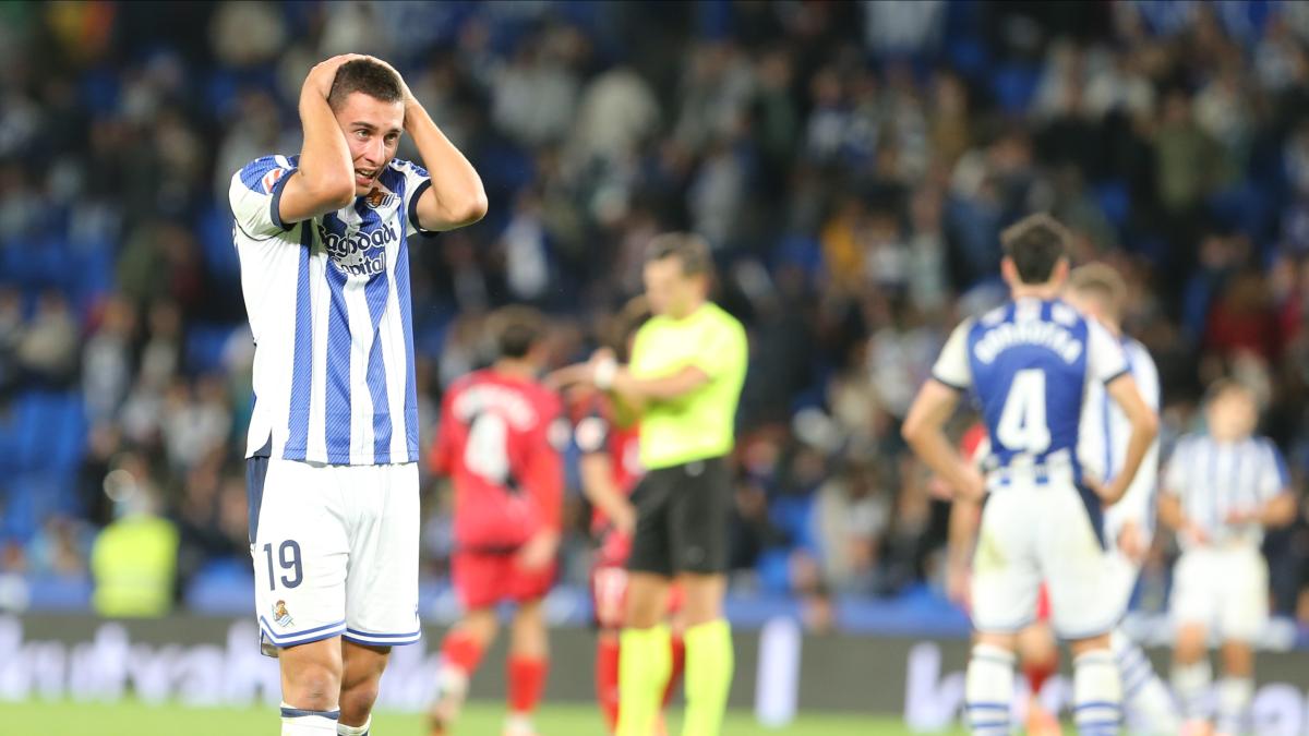 La Real cierra el 2025 siendo el tercer peor equipo de los que han jugado todo el año en LaLiga