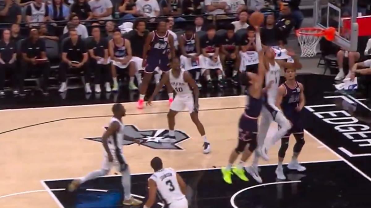 ¿Cómo puede ser?: el tapón inhumano de Victor Wembanyama