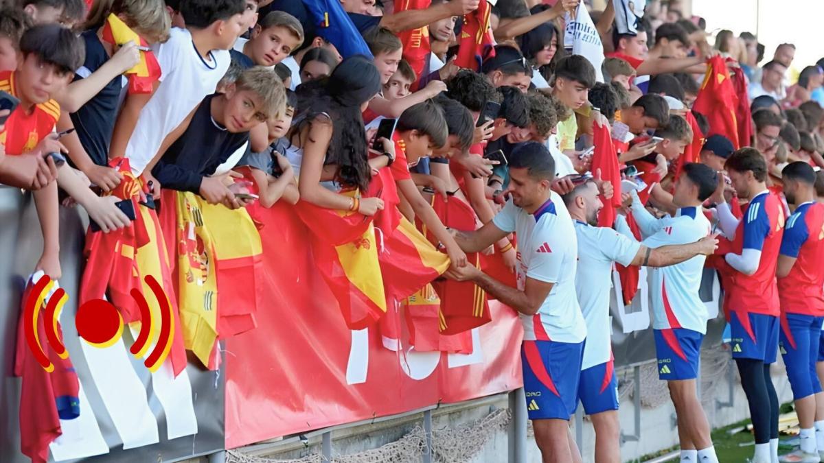 Sigue el entrenamiento de la selección en abierto, en streaming