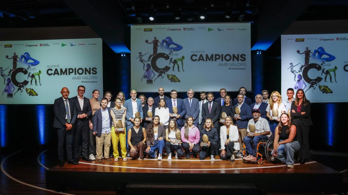Las mejores imágenes de la 42ª Gala Trofeu Campions amb Valors