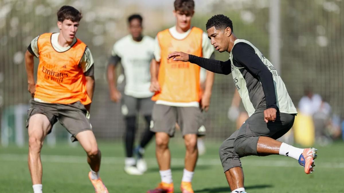 Nueva sesión en Valdebebas de cara al Getafe con algunas novedades