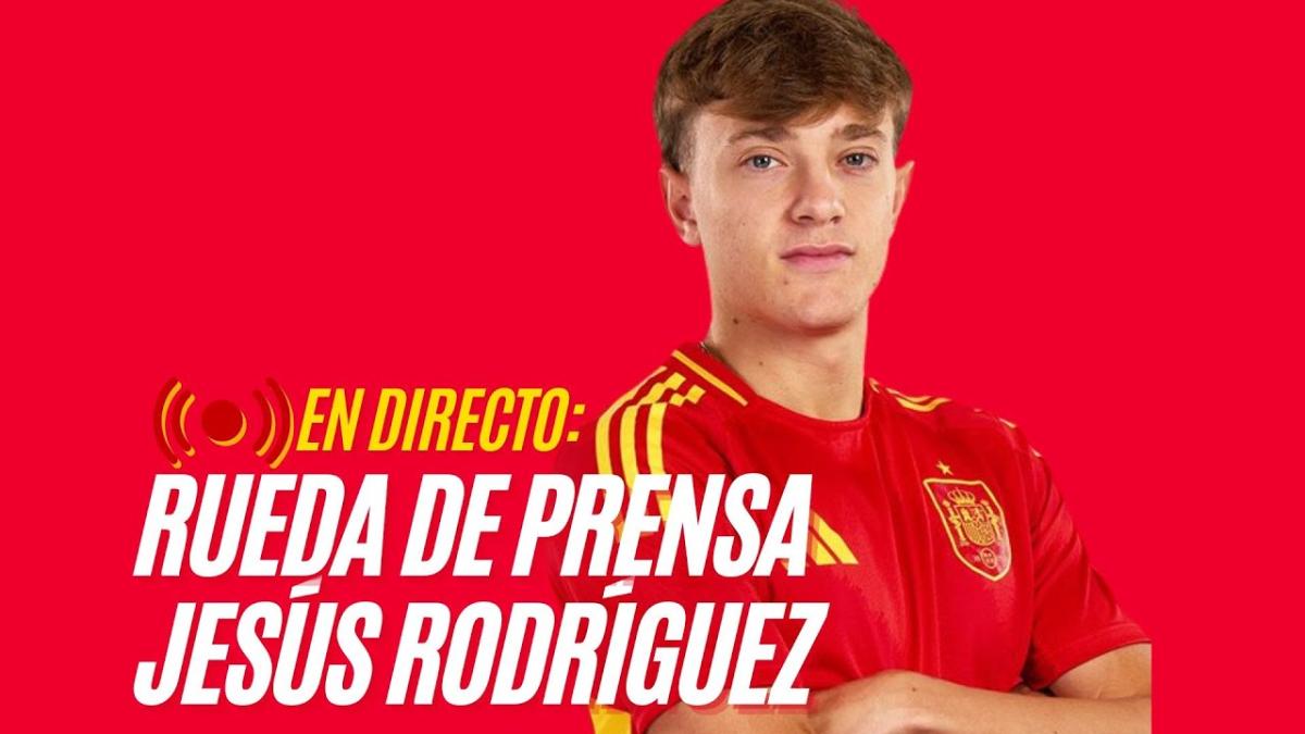 Rueda de prensa de Jesús Rodríguez antes del ESPAÑA vs GEORGIA, en streaming