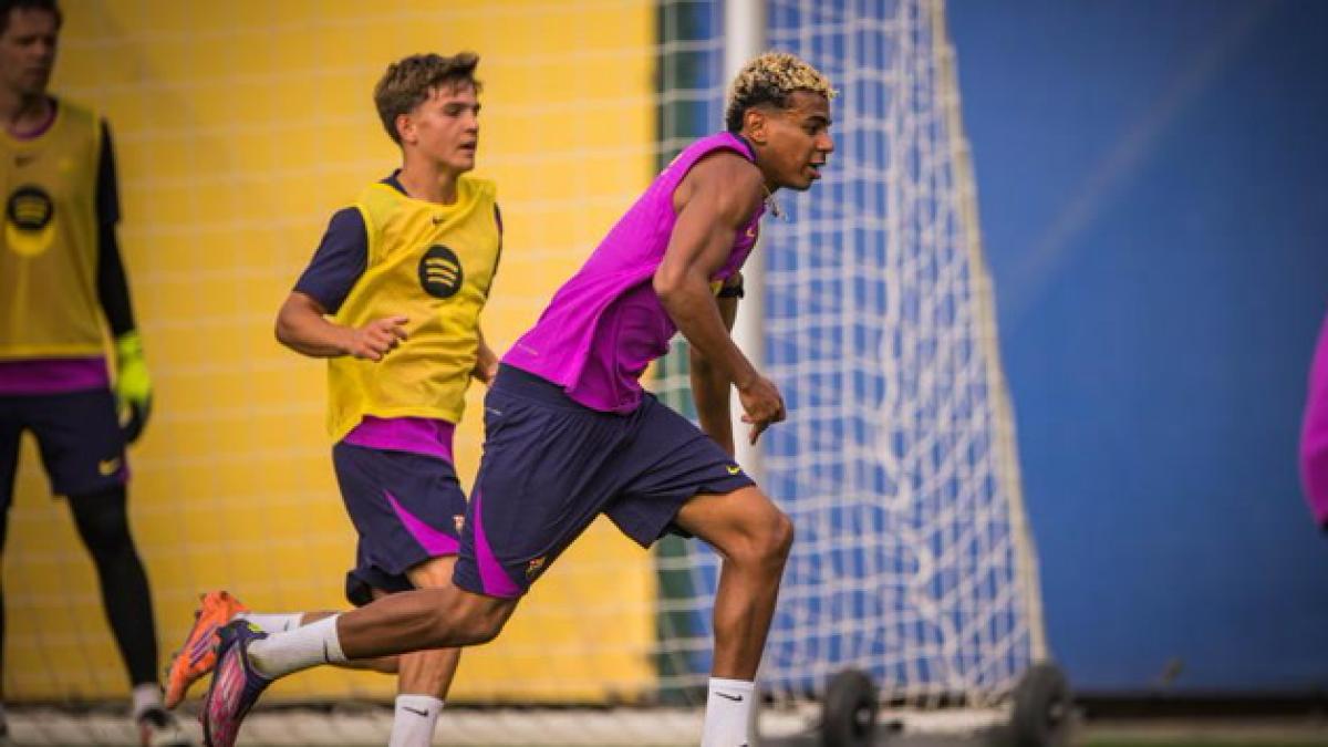 Entrenar con el estilo de Lamine Yamal es posible: esta camiseta de Adidas en oferta lo demuestra