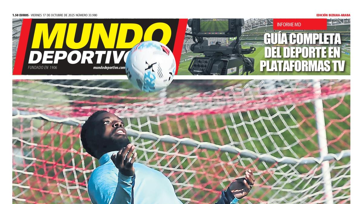 Portada de MD Bizkaia-Araba de hoy viernes
