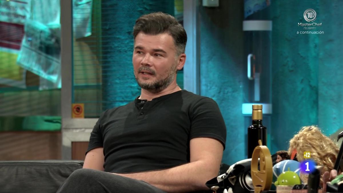Gabriel Rufián visita La Revuelta y deja las cosas claras a Pablo Motos y El Hormiguero: Un poco sí