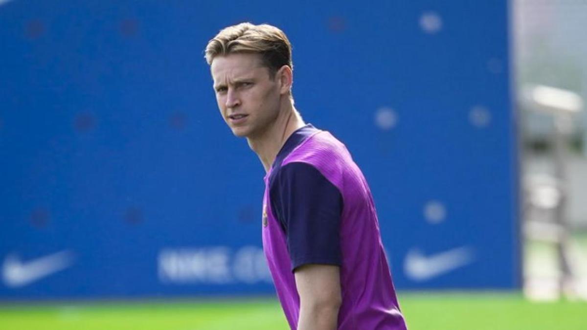 Raphinha vuelve a completar el entrenamiento y De Jong enciende las alarmas