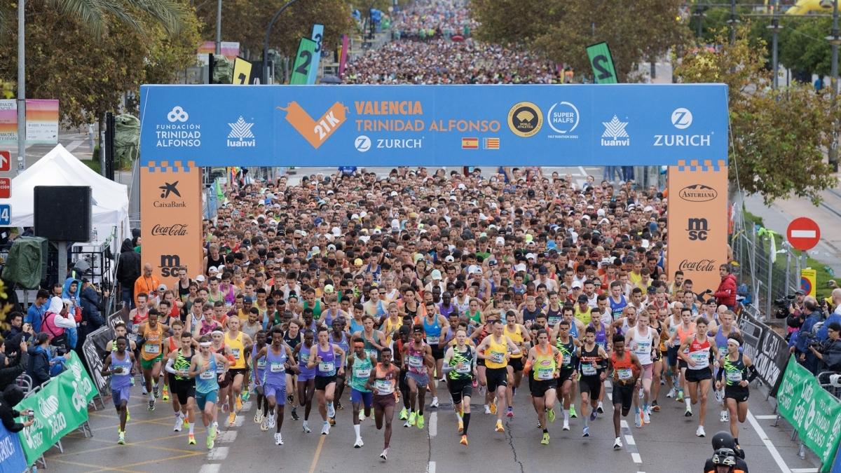 El trazado de los 42K del Maratón Valencia 2025: así será el recorrido, el perfil y las normas del maratón más rápido del mundo