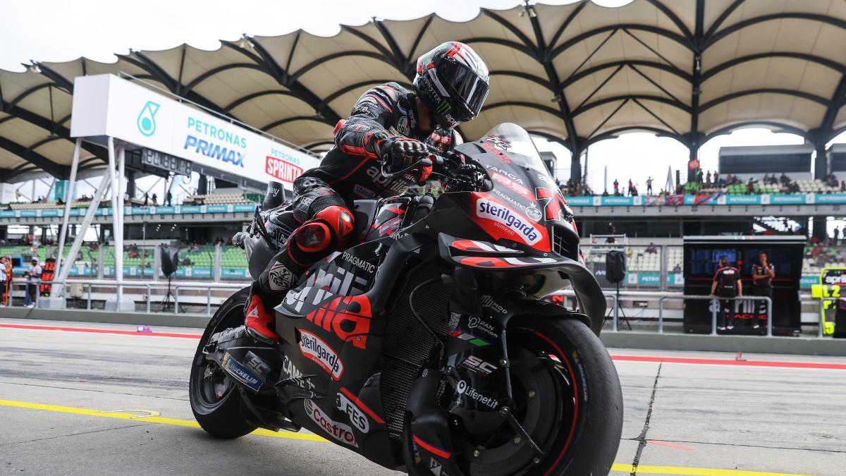 El hundimiento de Aprilia en Sepang ante Ducati con ninguna moto en Q2: así queda la parrilla de salida del GP de Malasia de MotoGP