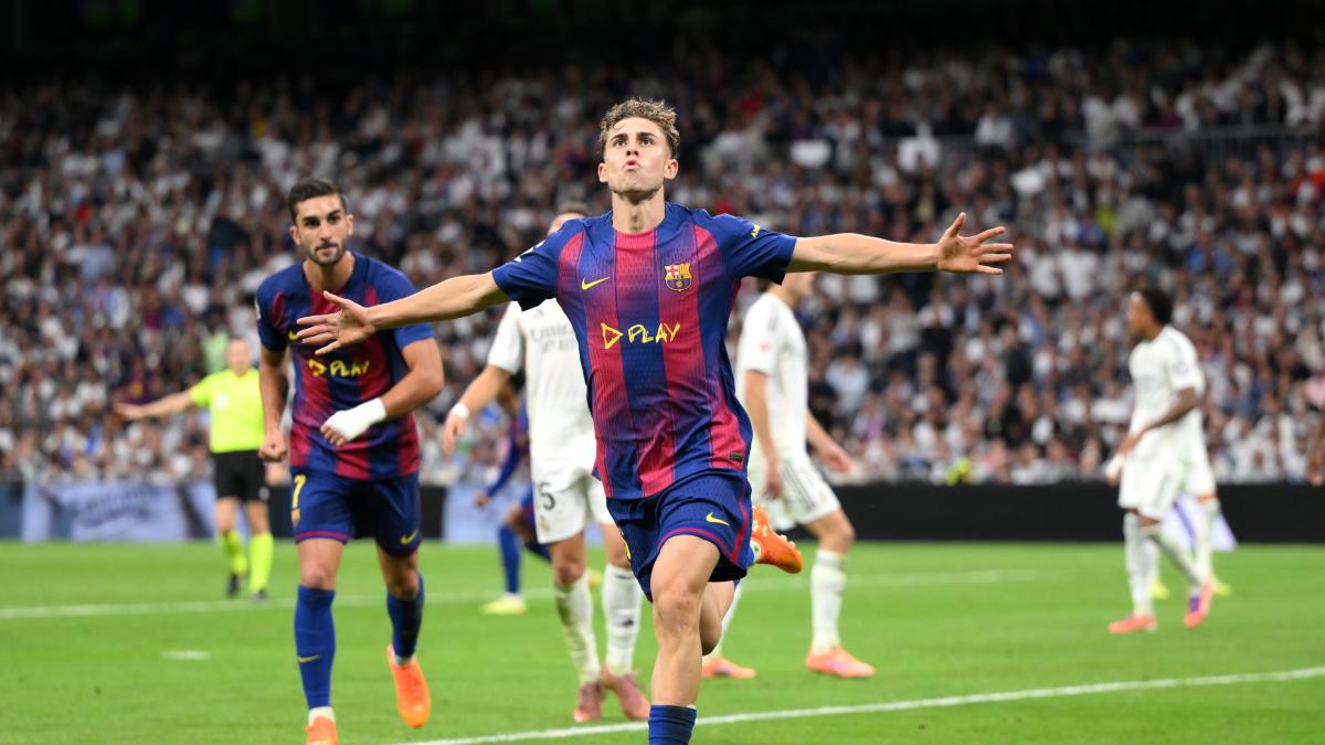 Fermín vuelve a marcar en el Bernabéu y ya es el Pichichi del Barça