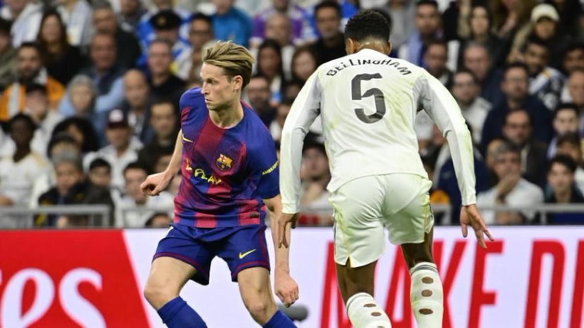 Récord de posesión del Barça en los Clásicos de la era Flick y del Madrid en remates