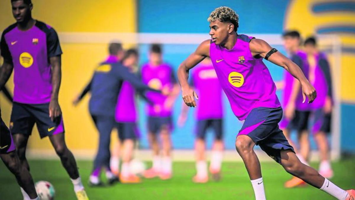 Lamine Yamal, con ganas de reivindicarse