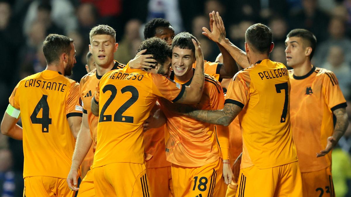 La Roma logra ante el Rangers un triunfo histórico en el fútbol europeo