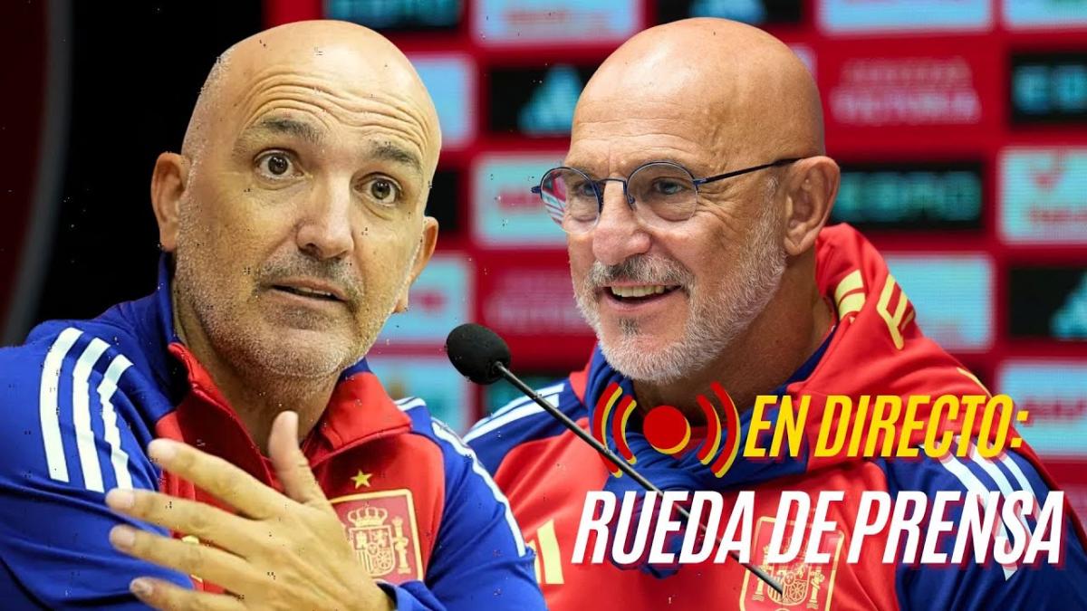 La rueda de prensa de Luis de la Fuente y David Gordo, en streaming