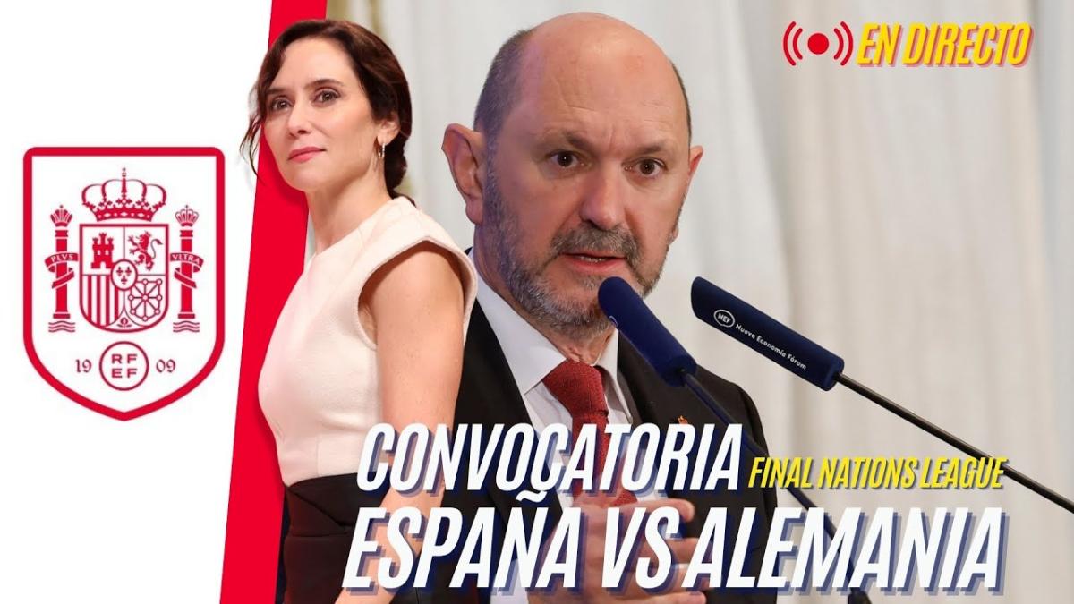 La presentación del España - Alemania (Final de la Nations League, vuelta), en streaming