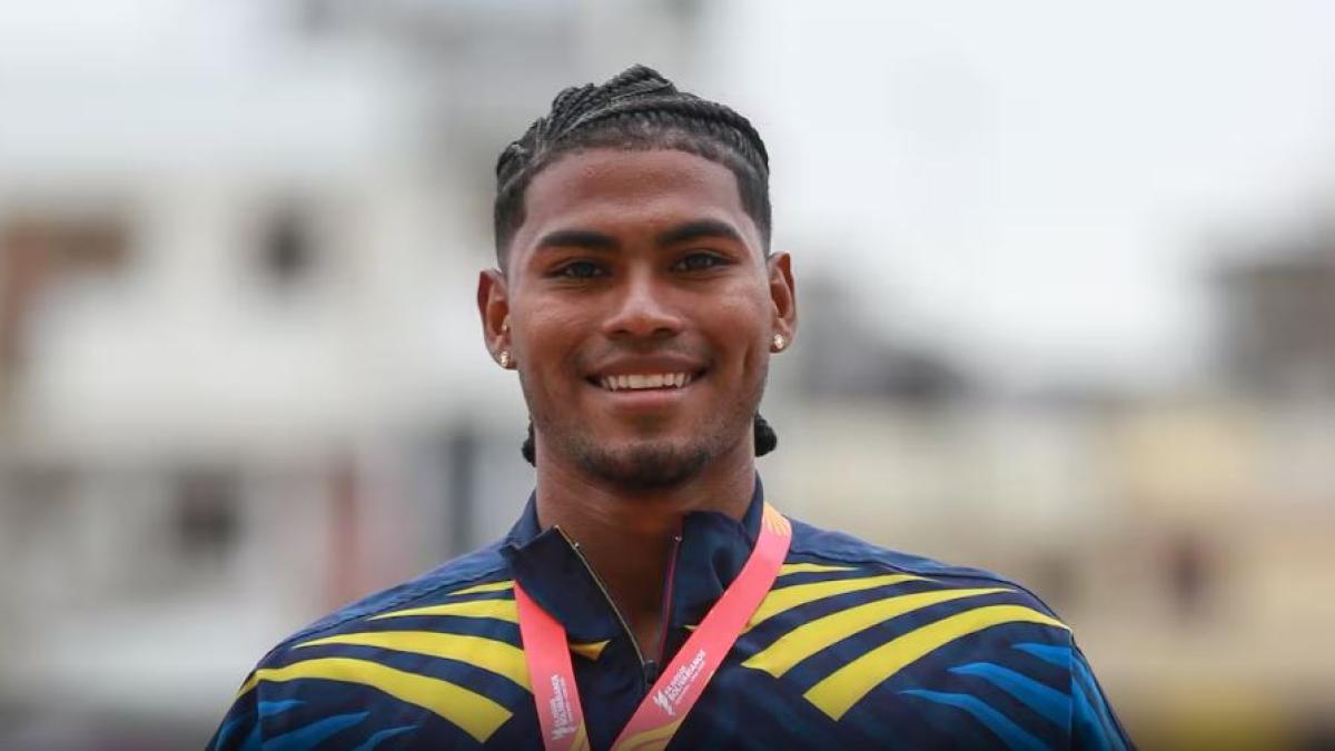 Arnovis Dalmero suma otro oro para Colombia en salto de longitud en los Bolivarianos