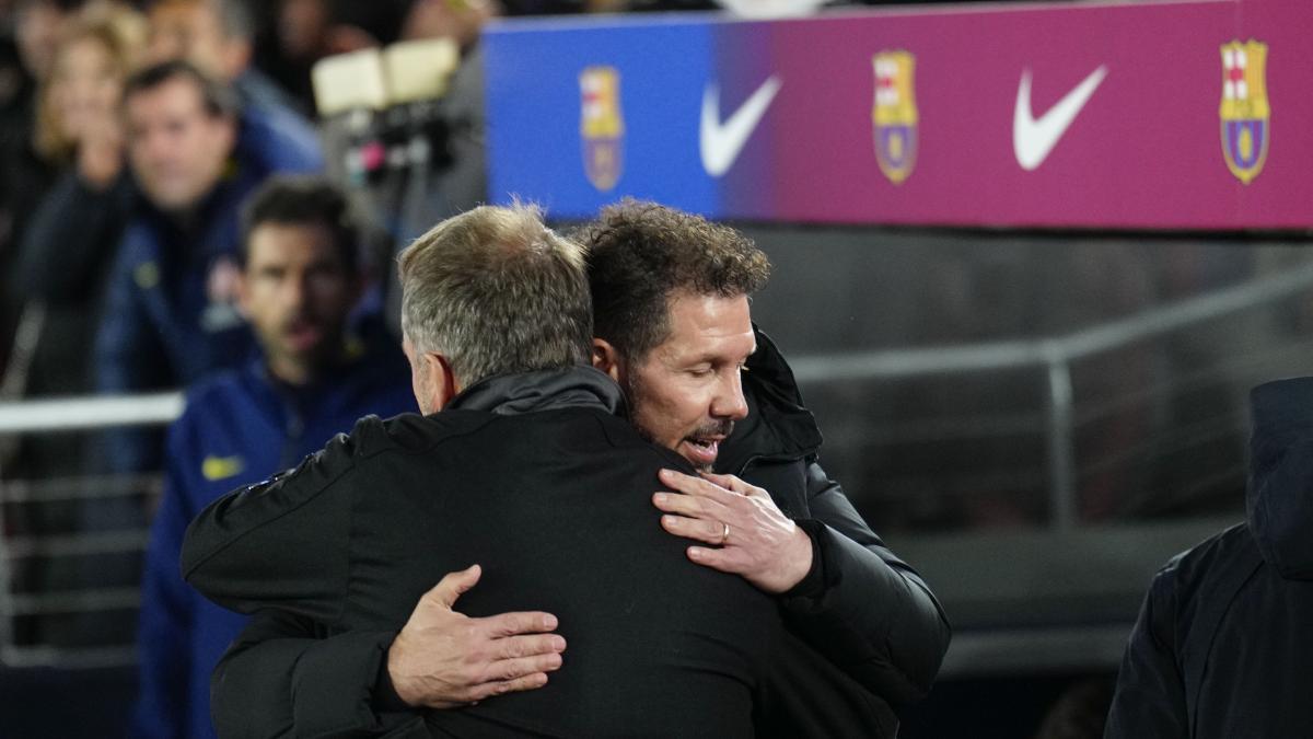 Simeone y el Camp Nou, un caso único en la historia de LaLiga