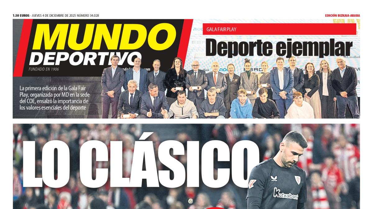 Portada de MD Bizkaia-Araba de hoy jueves