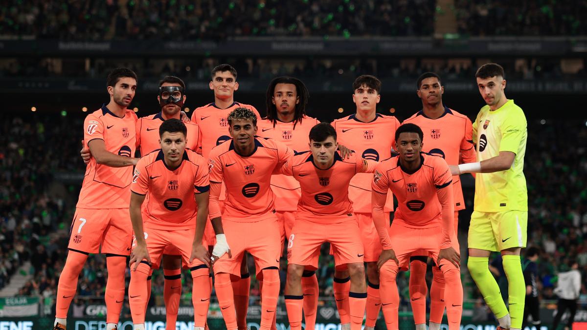 El 1x1 del Barça ante el Betis al descanso