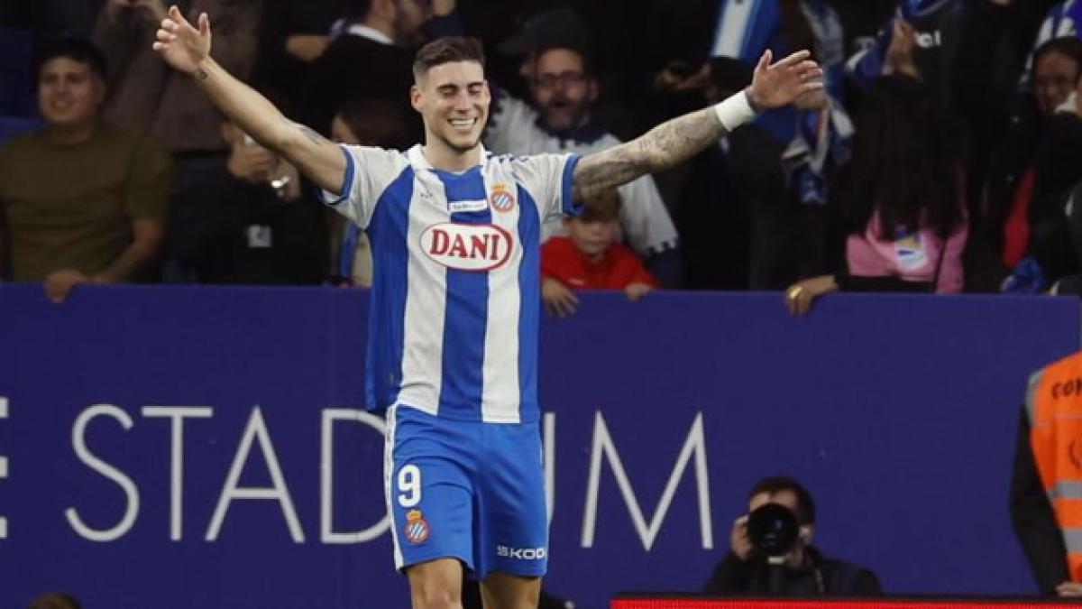 Rueda de prensa de Roberto Fernández tras marcar el gol de la victoria del Espanyol ante el Rayo