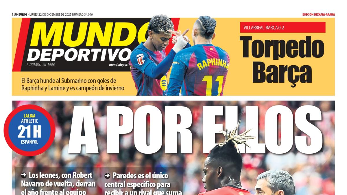 Portada de MD Bizkaia-Araba de hoy lunes