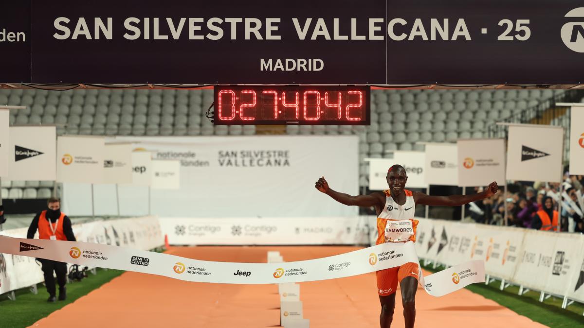 Geoffrey Kamworor y Marta García se llevan la San Silvestre Vallecana