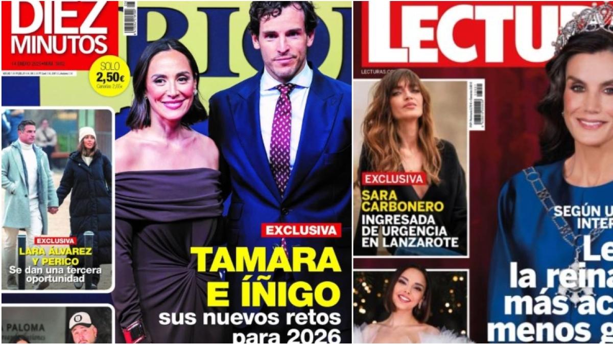 El ingreso de Sara Carbonero, las imágenes de Kiko Rivera y la nueva oportunidad de Lara Álvarez y Perico, en las portadas del corazón