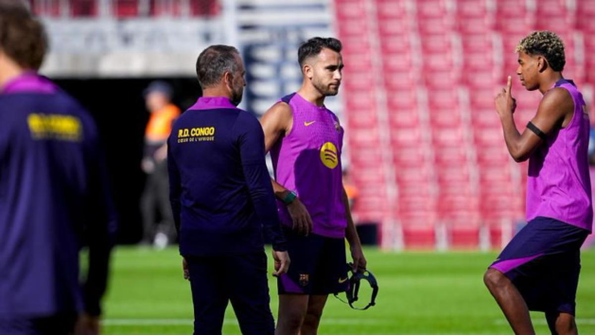 Flick medita varios cambios en el once del Barça