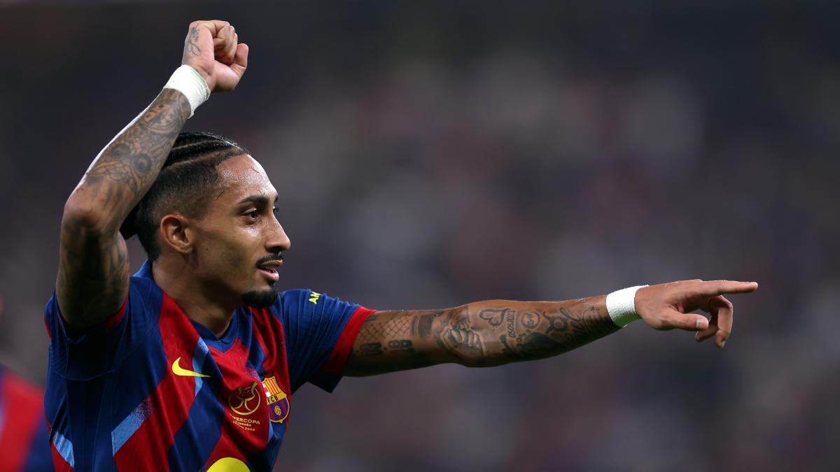 Raphinha superstar: doblete y asistencia