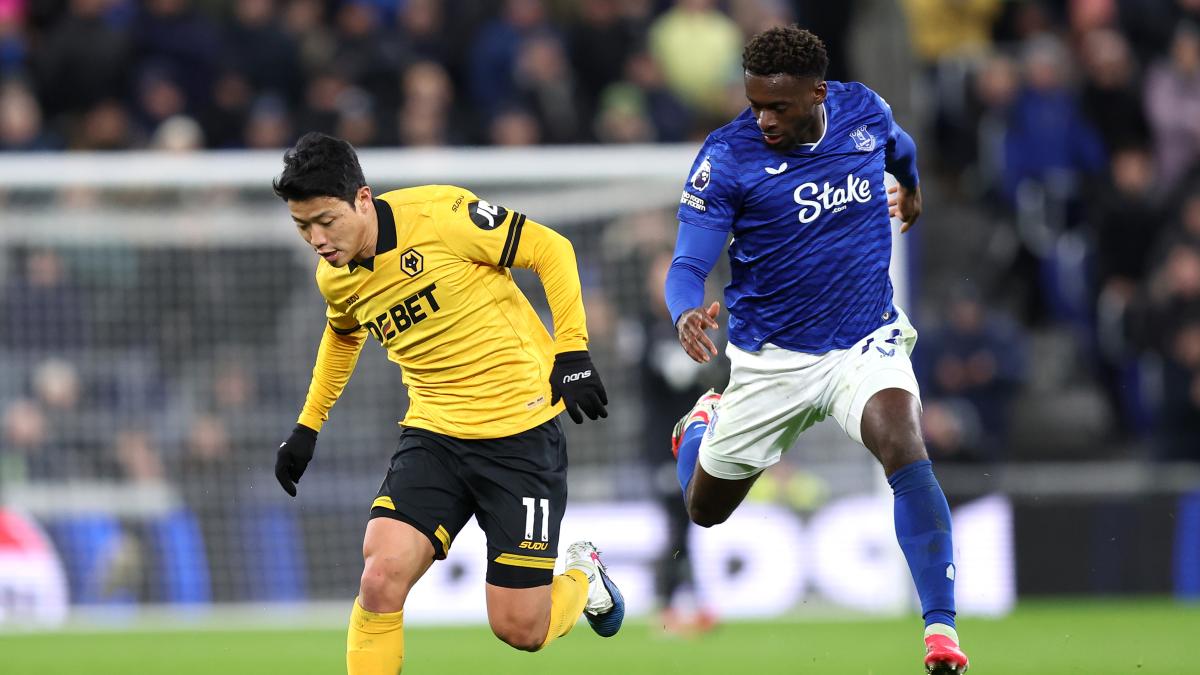 1-1: El Wolves empata contra un Everton con nueve jugadores