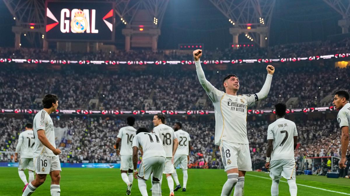 Fede Valverde y su idilio con la Supercopa: de la acción con Morata a un gol inolvidable