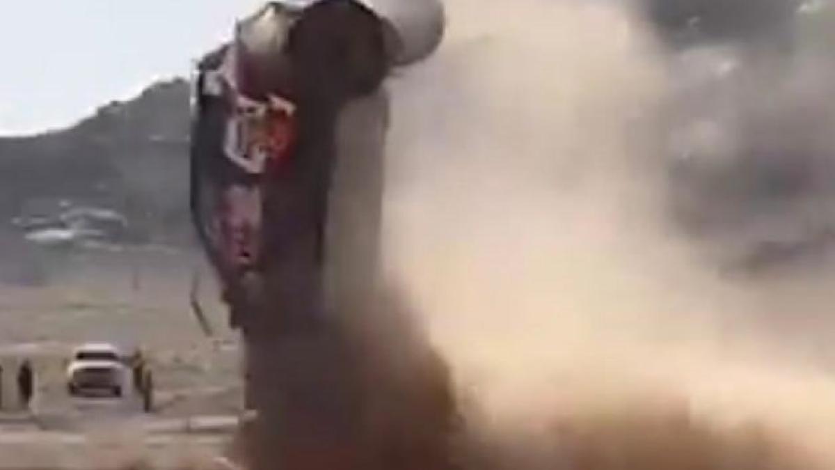 Las impactantes imágenes del coche destrozado de Jesús Calleja