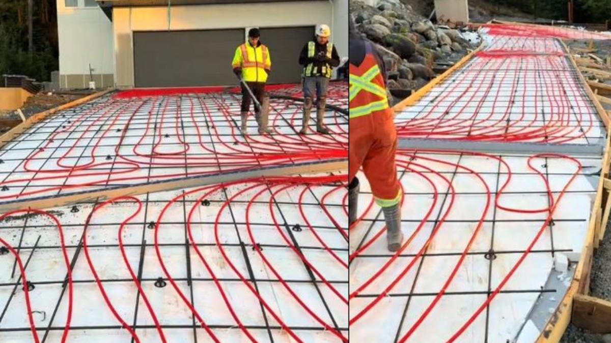 Llegan las carreteras con calefacción solo aptas para ricos: la última moda en chalets y urbanizaciones de lujo