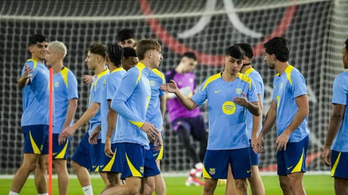 Sesión previa a la final con solo un efectivo al margen y la vuelta de Ter Stegen