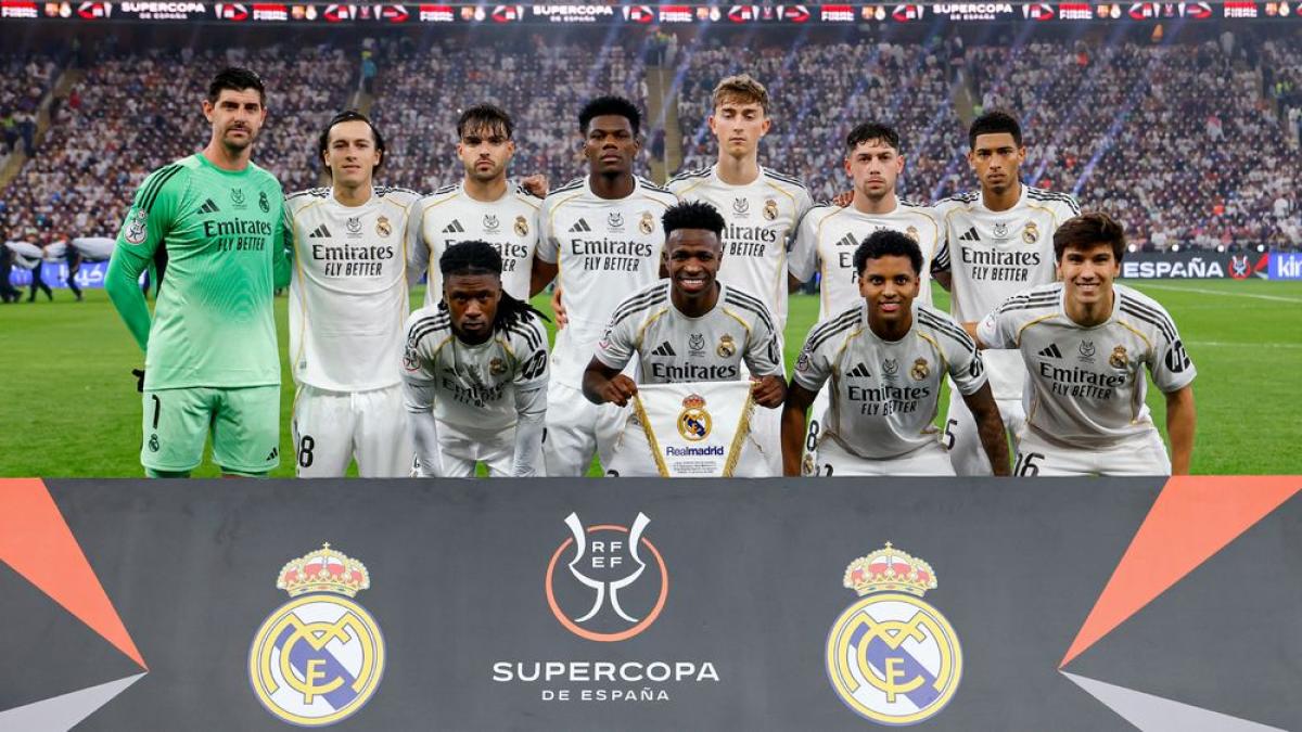 El 1x1 del Real Madrid en la primera parte de la final de la Supercopa