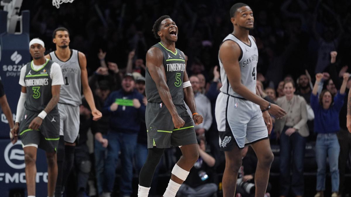 Anthony Edwards frena a los Spurs en una mala noche para los Warriors